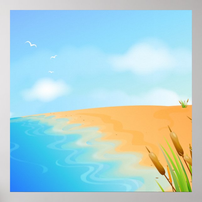 Affiches Lifes a Beach (Devant)
