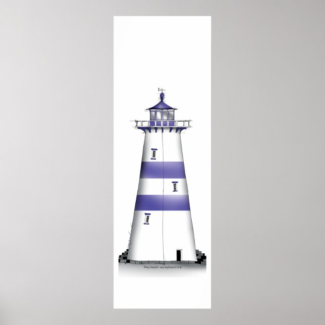 Affiches lighthouse art print 5, tony fernandes (Devant)