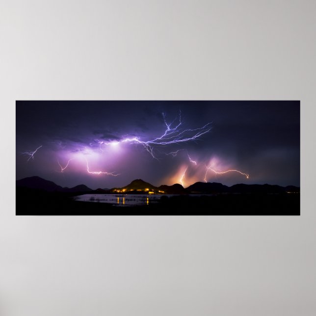 Affiches Lightning Panorama (Devant)
