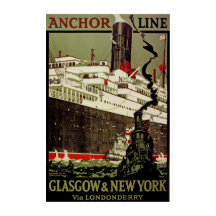 Ligne Ancre ~ Glasgow-New York