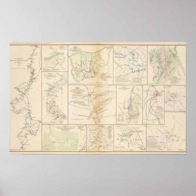 Affiches Ligne de marche, 16e AC (Devant)