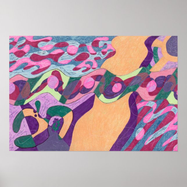 Affiches Ligne d'eau, 19x13 (Devant)