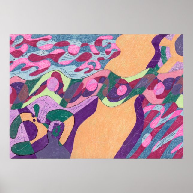 Affiches Ligne d'eau, 28 x 20 (Devant)