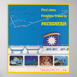 Affiches Ligne Pacifique de Nauru