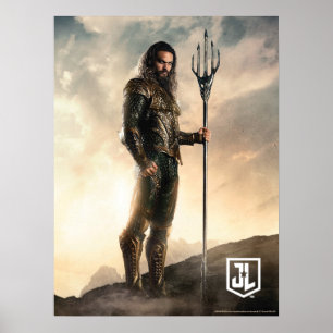 Affiches Ligue de Justice Aquaman Sur Le Champ De Bataill