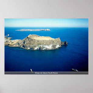 Affiches L'île de Cheju-do, Corée du Sud