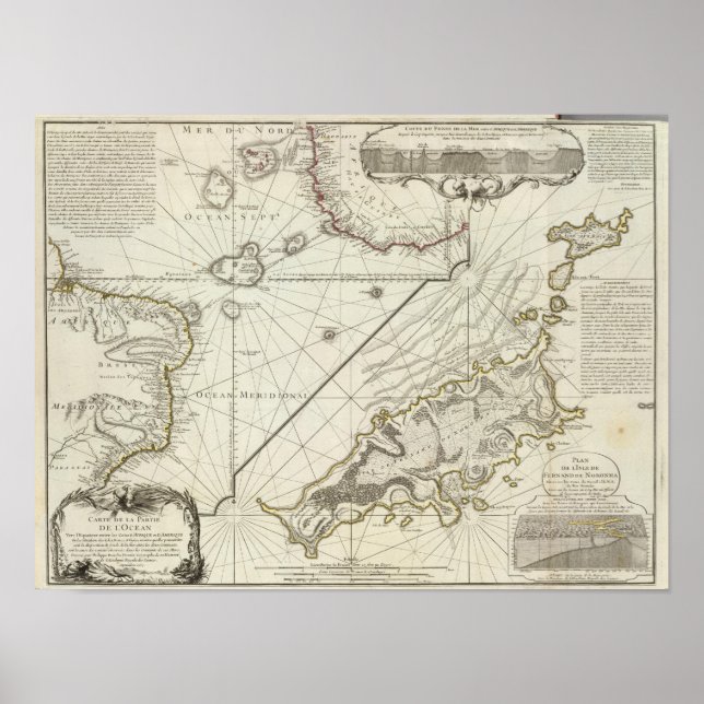 Affiches L'île de Fernand de Noronha (Devant)