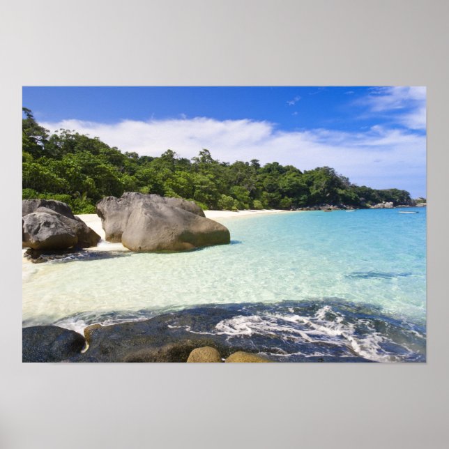 Affiches L'île de Ko Miang, les îles Simil, sur la mer d'An (Devant)