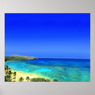 Affiches L'île tropicale