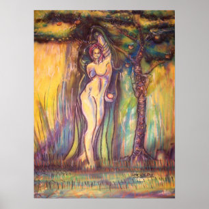 Affiches Lilith, Adam, le diable et le fruit en Eden