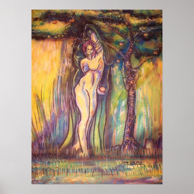 Affiches Lilith, Adam, le diable et le fruit en Eden (Devant)