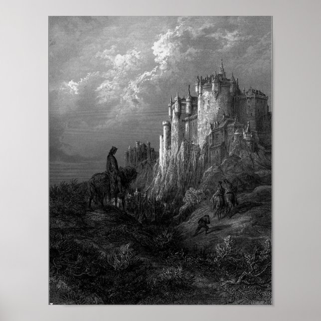 Affiches L'illustration de Doré de Camelot (Devant)