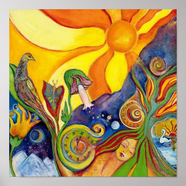 Affiches L'Imaginaire de rêve Art populaire moderne Alice W (Devant)