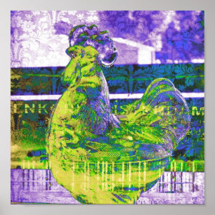 Affiches Lime Rooster