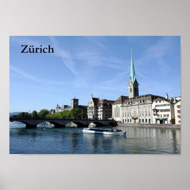 Affiches Limmat River à Zürich (Devant)