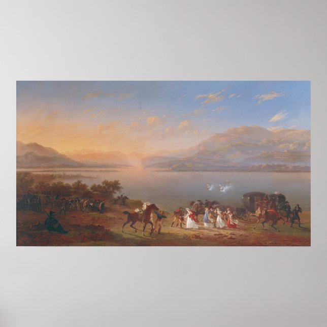 Affiches L'impératrice Joséphine arrive à Napoléon (Devant)