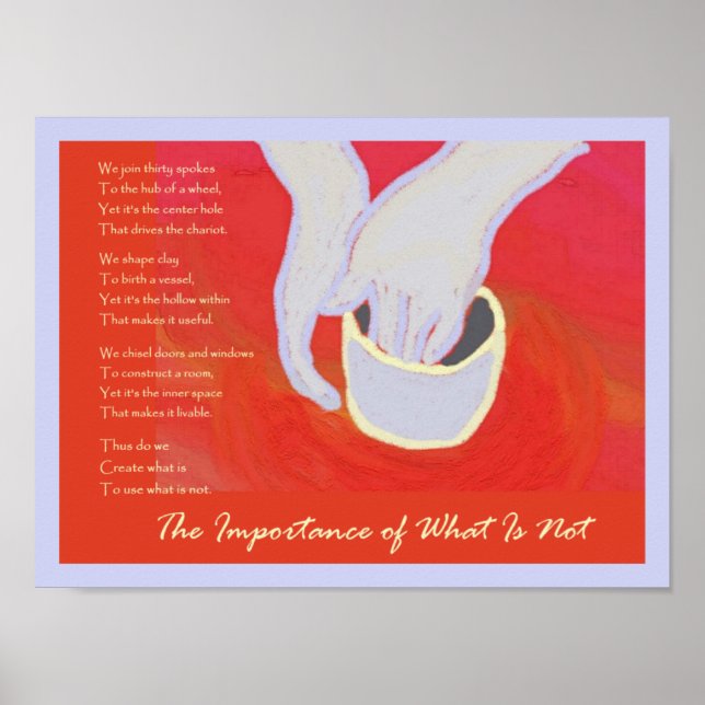 Affiches L'importance de ce qui n'est pas de l'art (Devant)