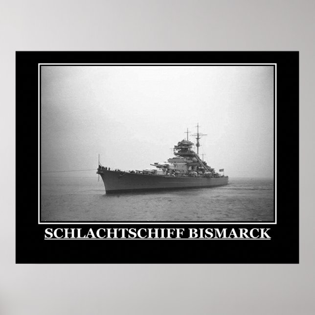 Affiches L'impression de l'affiche vintage Bismarck (Devant)
