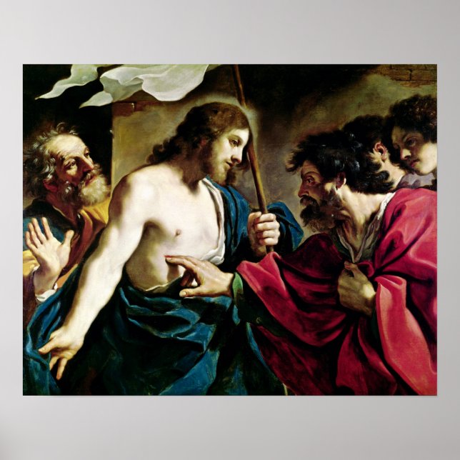 Affiches L'incrédulité de St Thomas (Devant)