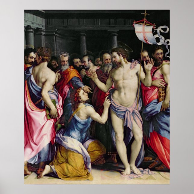 Affiches L'incrédulité de St. Thomas, c.1547 (Devant)