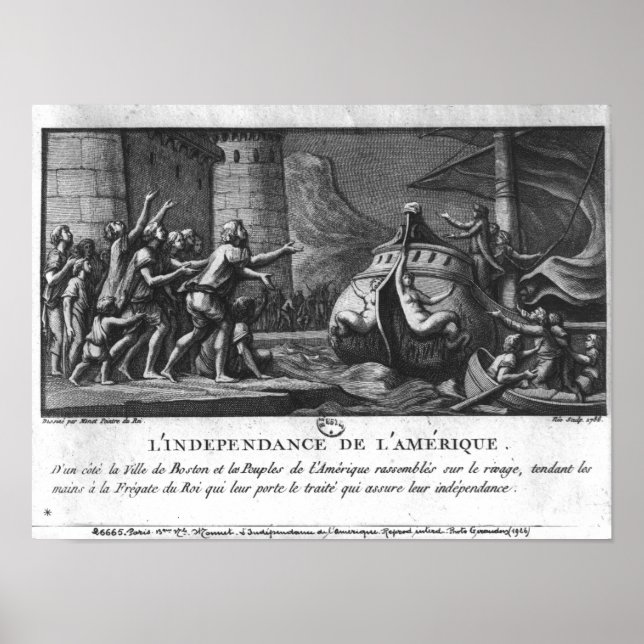 Affiches L'indépendance américaine (Devant)