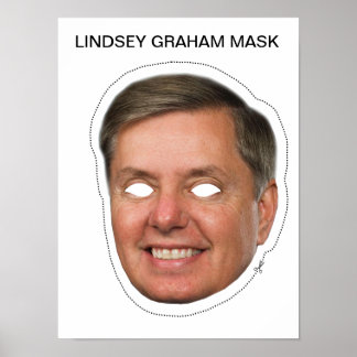 Affiches Lindsey Graham Mask