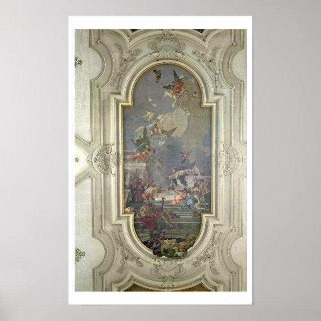 Affiches L'Institution du Rosaire par St. Dominic (fres (Devant)