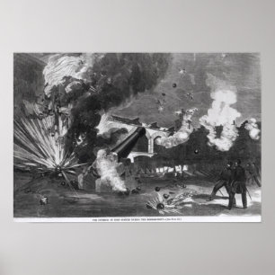 Affiches L'intérieur du fort Sumter pendant