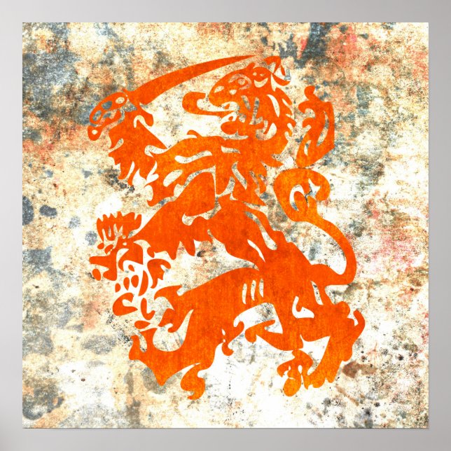 Affiches Lion de la République néerlandaise (Devant)