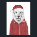 Affiches Lion de père Noël<br><div class="desc">... </div>