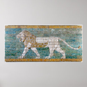 Affiches Lion représentant Ishtar