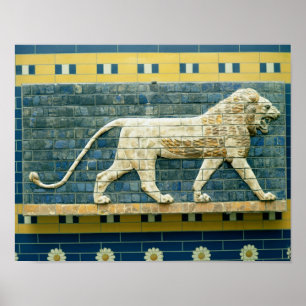 Affiches Lion représentant Ishtar
