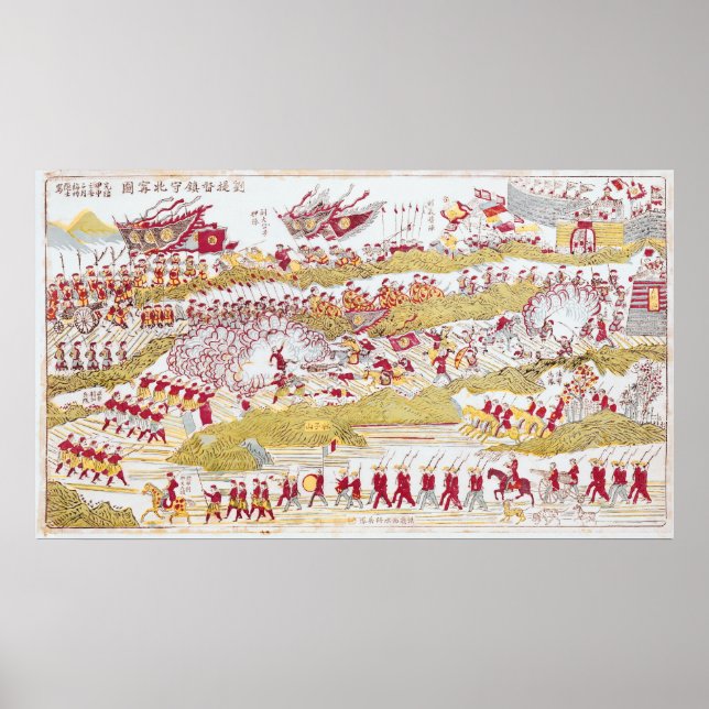 Affiches Liou Repelling French at Bach Ninh (Devant)