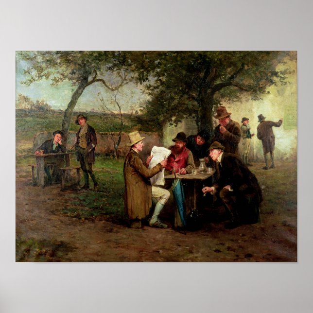 Affiches Lire les nouvelles (Devant)