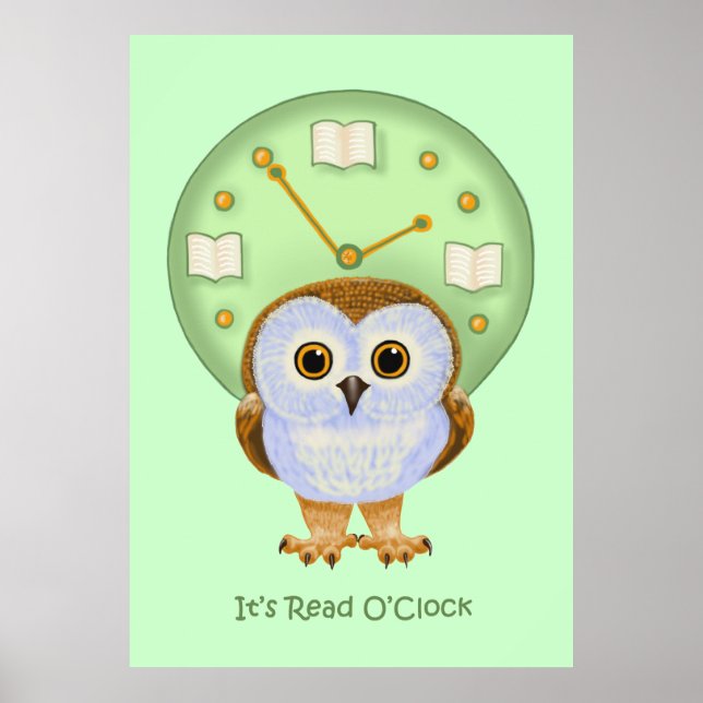 Affiches Lire O'Clock (Devant)