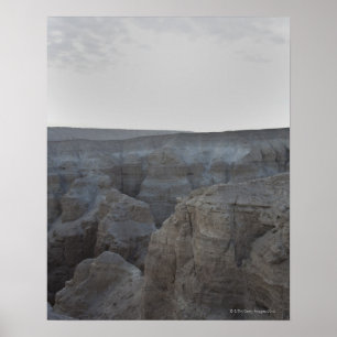 Affiches L'Israël, mer morte, formations de roche