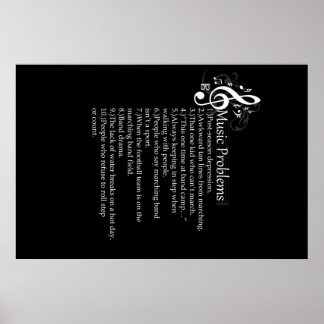 Affiches Liste des problèmes de bande de marquage