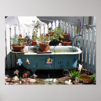 Affiches Lit à fleurs