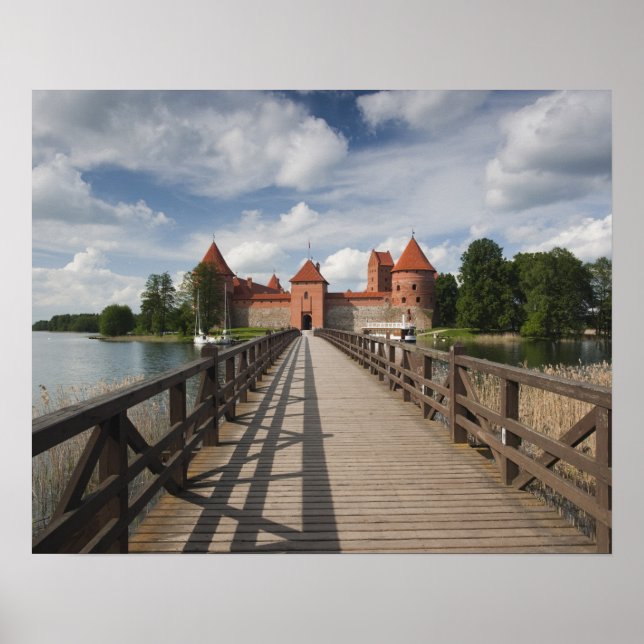 Affiches Lituanie, Trakai, Parc national historique de Trak (Devant)