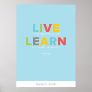 Affiches Live and Learn
