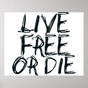Affiches Live free or Die