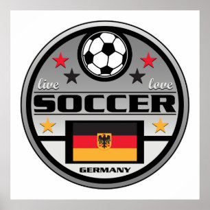 Affiches Live Love Soccer Germany