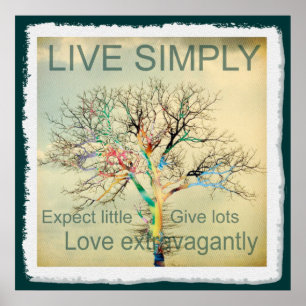 Affiches Live Simplement