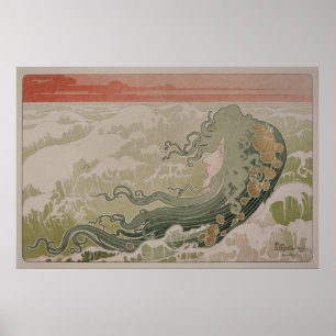 Affiches Livemont's La Vague (The Wave)