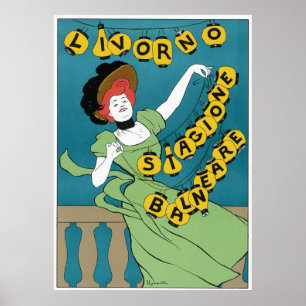 Affiches Livorno Stagione Balneare