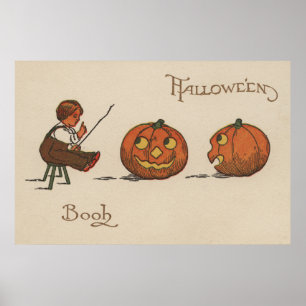Affiches Livre de voeux d'Halloween