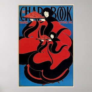 Affiches Livre vintage Art Nouveau Chap Thankesgiving