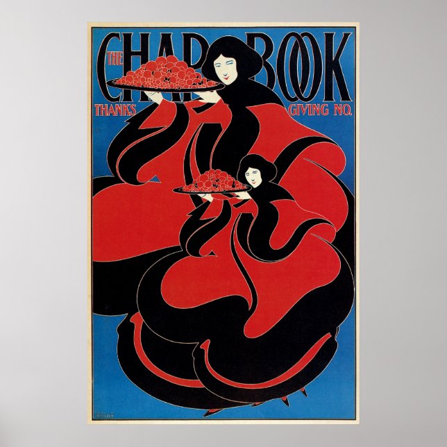 Affiches Livre vintage Art Nouveau Chap Thankesgiving (Devant)