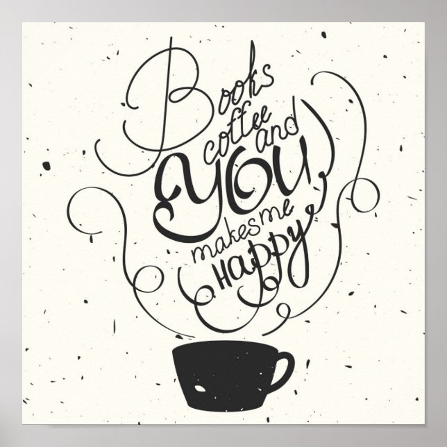 Affiches Livres Café Et Tu Me Rends Heureux (Devant)