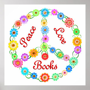 Affiches Livres Peace Love